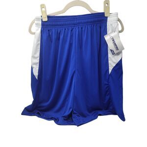 Champro Sports Athletic Dri Gear Shorts Women's Blue White size Large NWT